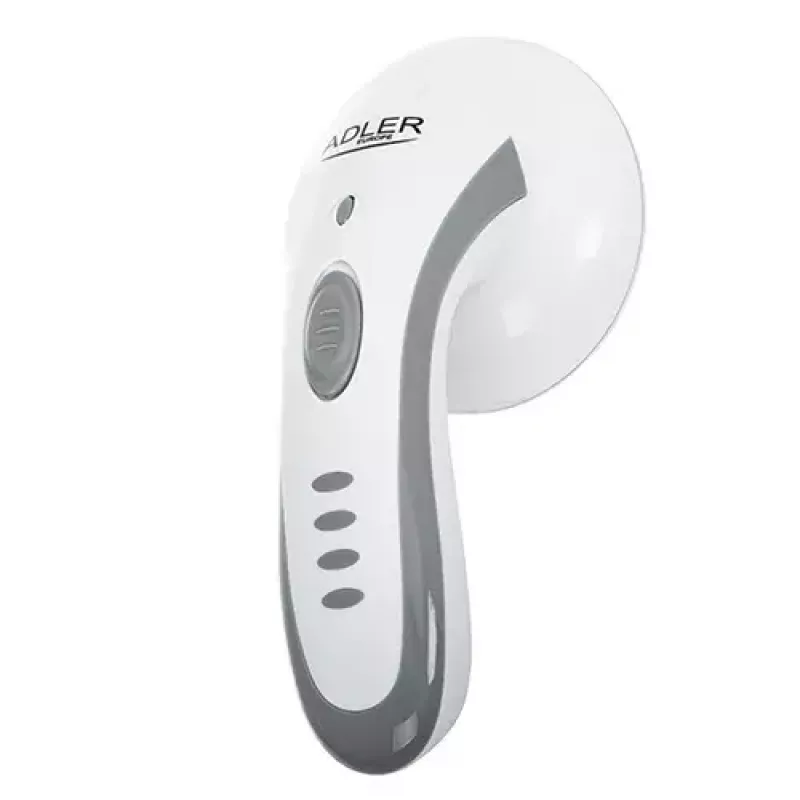Quitapelusas Adler AD 9616 blanco acero inoxidable a pilas