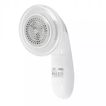 Quitapelusas Adler AD 9616 blanco acero inoxidable a pilas
