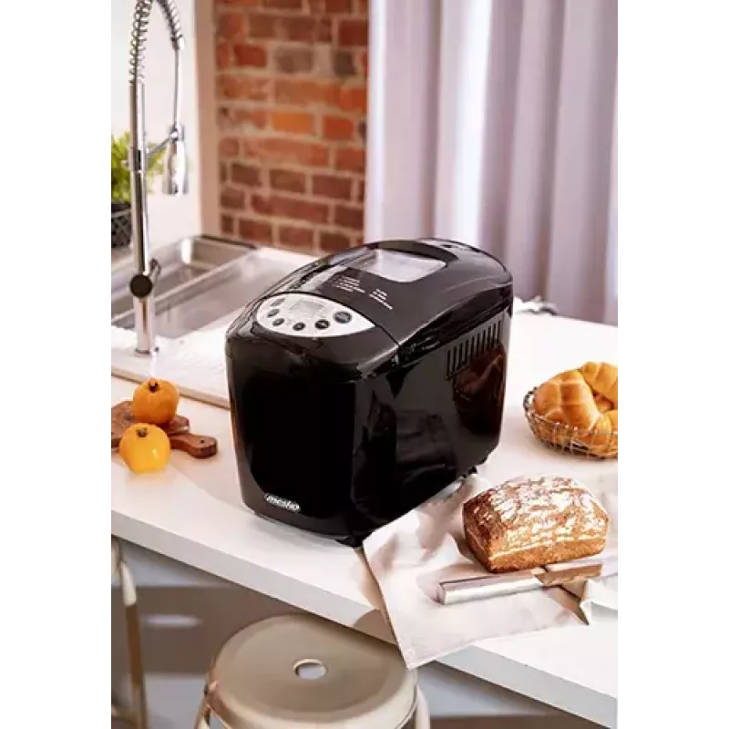 Máquina de pan Mesko Home MS 6022 850 W negra temporizador digital