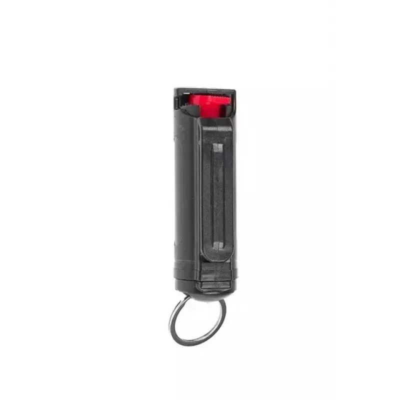 Spray de gel de pimienta de defensa personal GUARD YC-10014, 20 ml, gel, 2.000.000 SHU, negro, clip para llaves