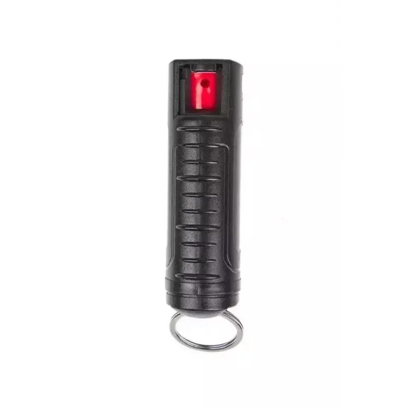 Spray de gel de pimienta de defensa personal GUARD YC-10014, 20 ml, gel, 2.000.000 SHU, negro, clip para llaves