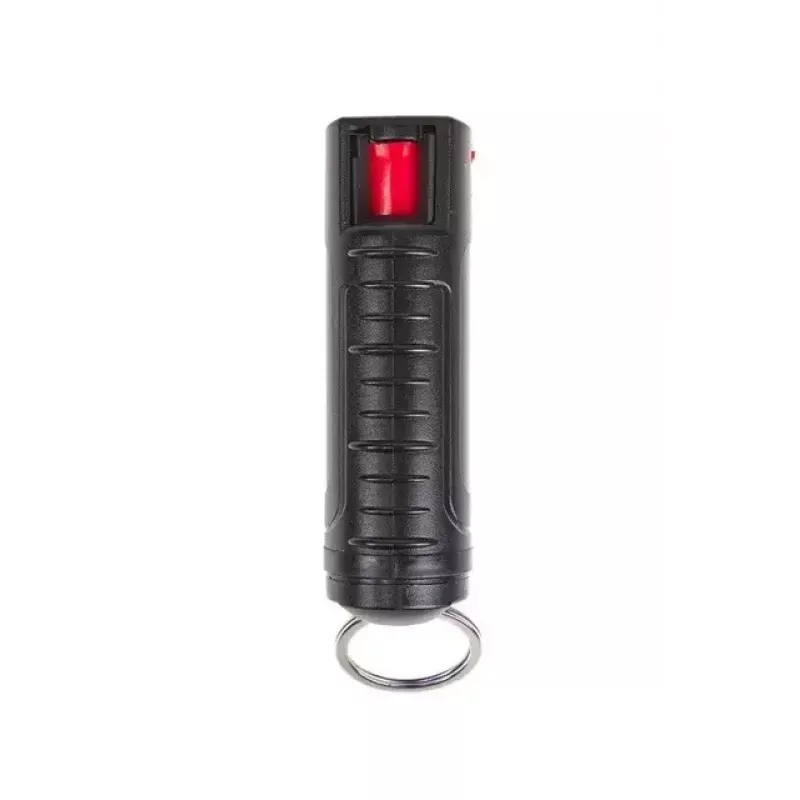 Spray de gel de pimienta de defensa personal GUARD YC-10014, 20 ml, gel, 2.000.000 SHU, negro, clip para llaves