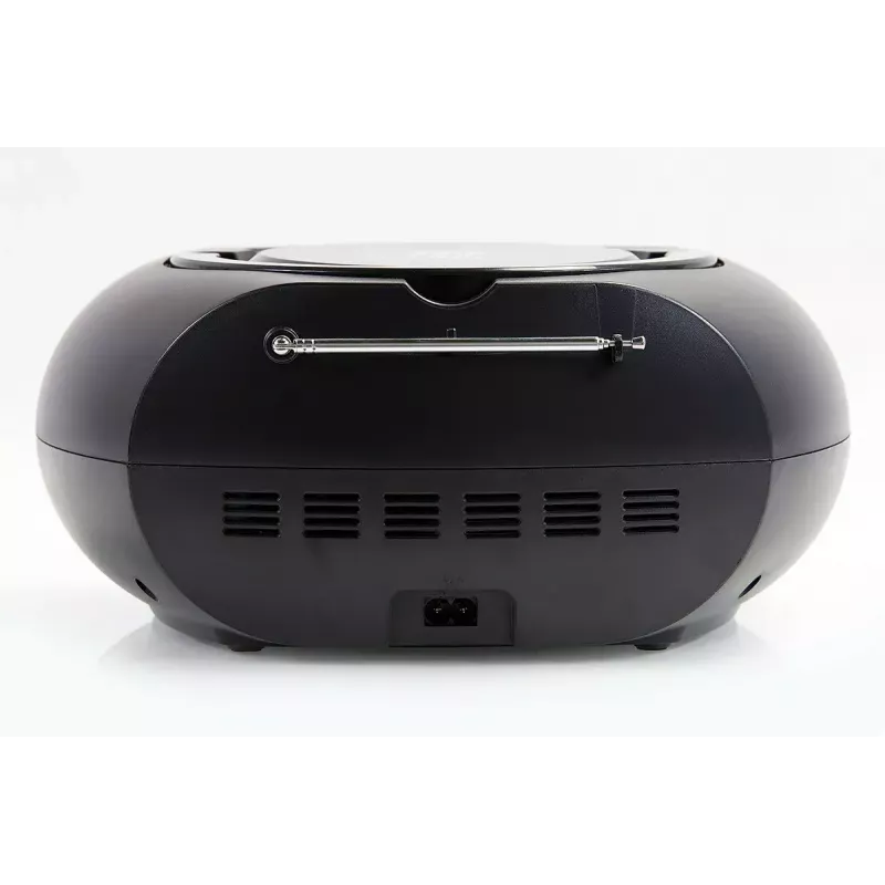 Radio casete portátil MANTA BBX007 con Bluetooth 5.0, radio FM (87,5–108 MHz), LCD, antena telescópica