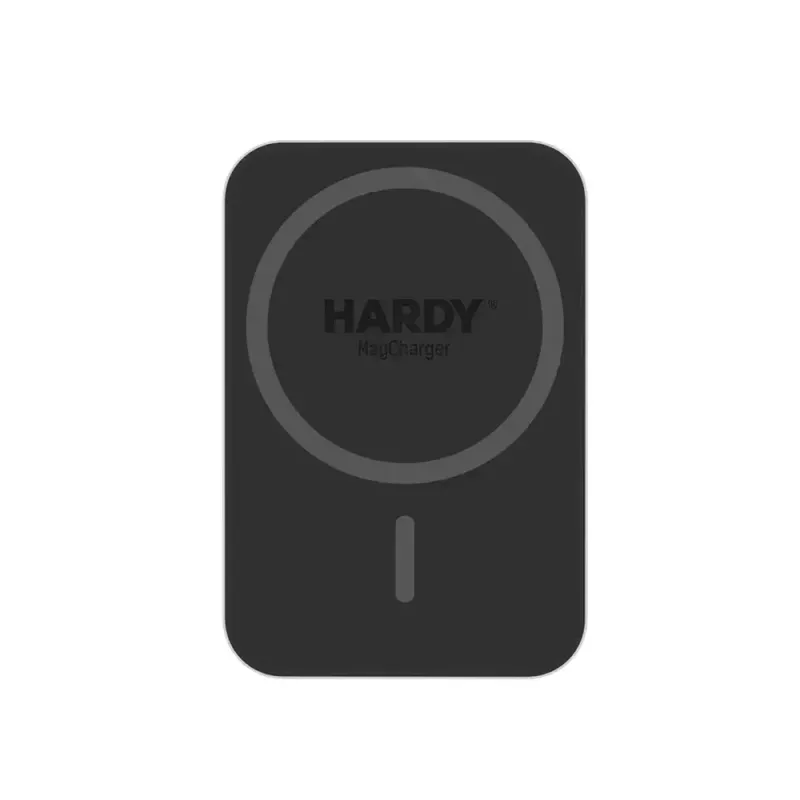 Cargador inalámbrico para coche 3MK HARDY MagCharger — coche USB-C 5/9V, carga inalámbrica rápida, negro