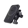 Cargador inalámbrico para coche 3MK HARDY MagCharger — coche USB-C 5/9V, carga inalámbrica rápida, negro