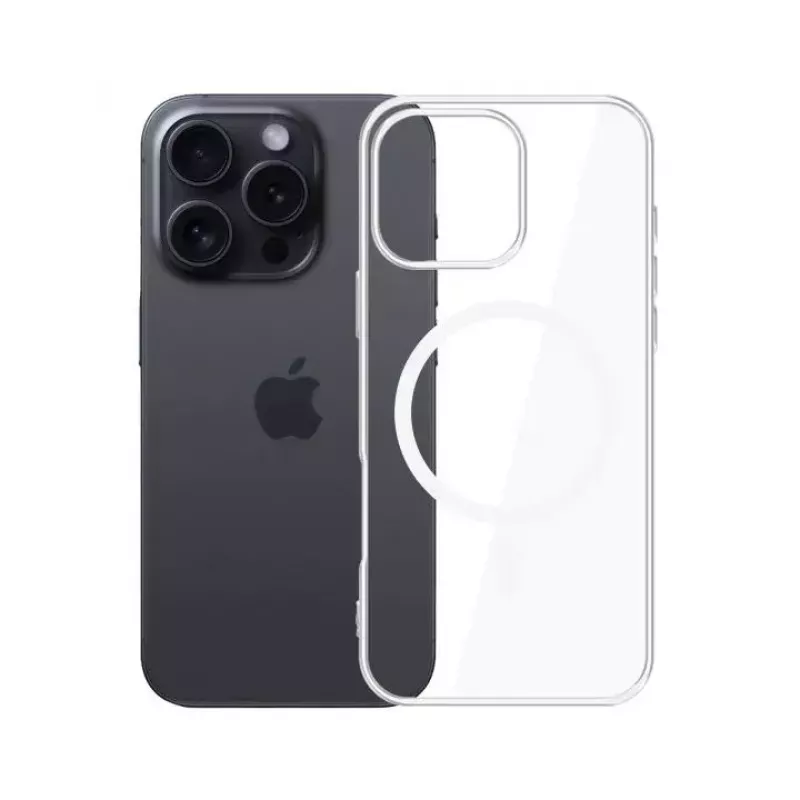 Funda 3MK Clear MagCase para Apple iPhone 16 Pro transparente