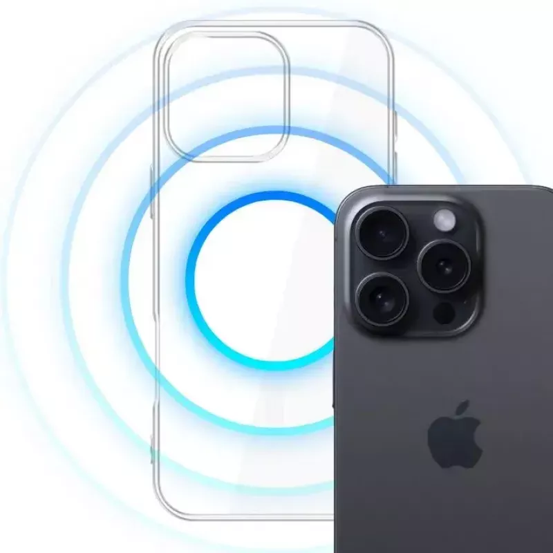 Funda 3MK Clear MagCase para Apple iPhone 16 Pro transparente