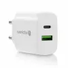 Cargador USB-C everActive SC-370Q 25W QC3.0 carga rápida USB