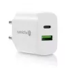 Cargador USB-C everActive SC-370Q 25W QC3.0 carga rápida USB