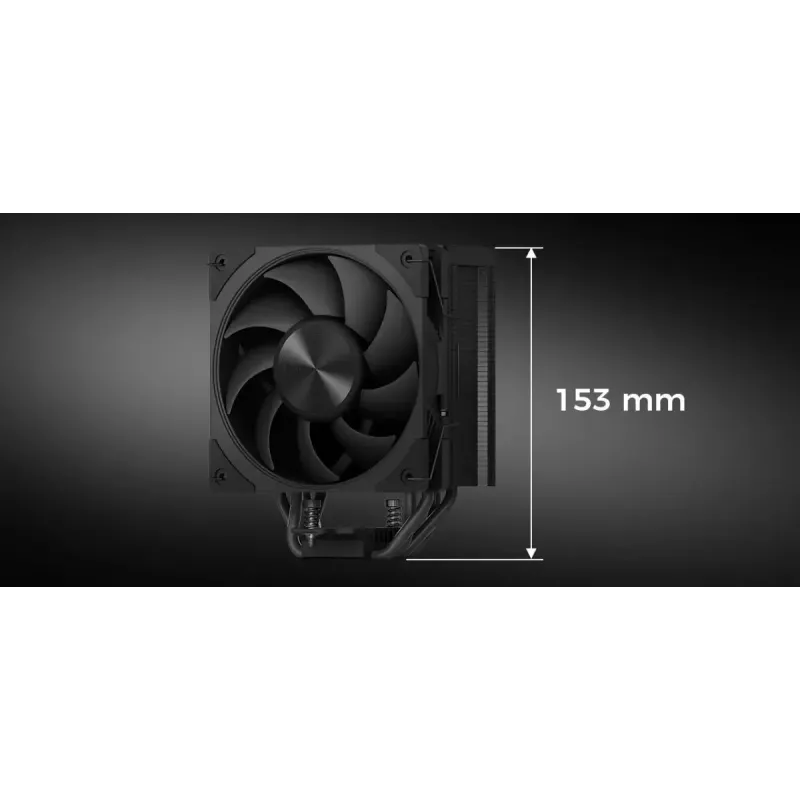 Disipador de CPU MODECOM Volcano 0C T100 120 negro — disipador de torre, ventilador de 120 mm