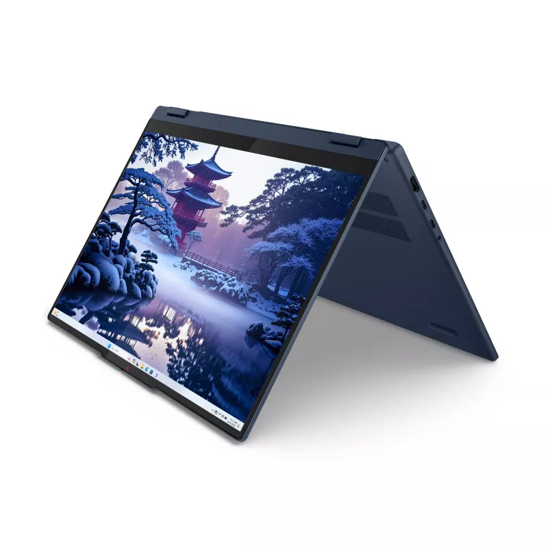 Lenovo IdeaPad 5 2-in-1 16IAL10 Intel Core Ultra 7 255U híbrido (2 en 1) 40,6 cm (16 pulgadas) táctil WUXGA 32 GB LPDDR5x-SDRAM 1 TB SSD Wi-Fi 6 (802.11ax) Windows 11 Home inglés azul