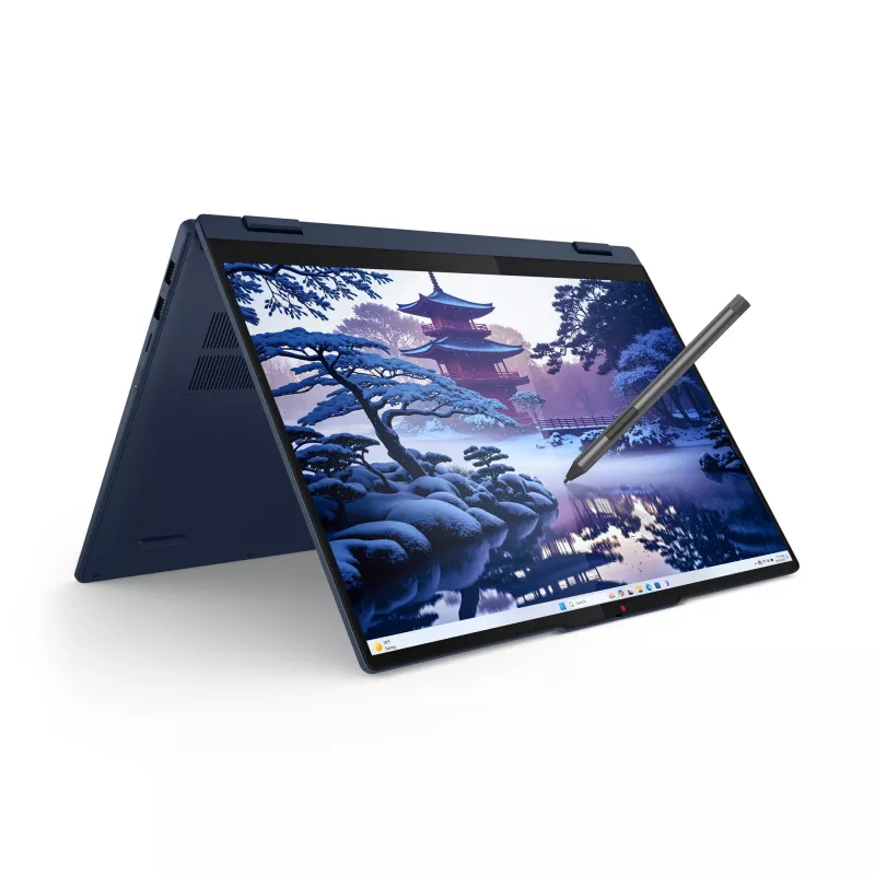 Lenovo IdeaPad 5 2-in-1 16IAL10 Intel Core Ultra 7 255U híbrido (2 en 1) 40,6 cm (16 pulgadas) táctil WUXGA 32 GB LPDDR5x-SDRAM 1 TB SSD Wi-Fi 6 (802.11ax) Windows 11 Home inglés azul