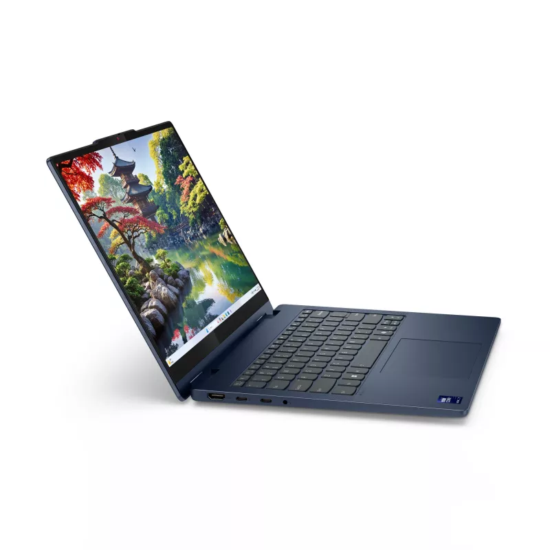 Lenovo IdeaPad 5 2-in-1 16IAL10 Intel Core Ultra 7 255U híbrido (2 en 1) 40,6 cm (16 pulgadas) táctil WUXGA 32 GB LPDDR5x-SDRAM 1 TB SSD Wi-Fi 6 (802.11ax) Windows 11 Home inglés azul