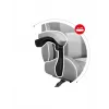 Silla gamer Huzaro FORCE 4.7 asiento envolvente gris – tejido, asiento y respaldo acolchados, reposapiés, peso máx. 140 kg, altura 113–123 cm