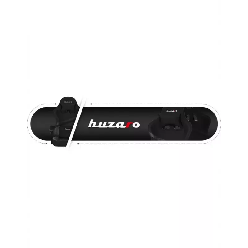 Silla gamer Huzaro FORCE 4.4 CARBON — asiento deportivo acolchado de tejido, altura 115–125 cm, carga máx. 130 kg, base de acero, reposabrazos regulables