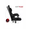Silla gamer Huzaro FORCE 4.4 CARBON — asiento deportivo acolchado de tejido, altura 115–125 cm, carga máx. 130 kg, base de acero, reposabrazos regulables