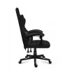 Silla gamer Huzaro FORCE 4.4 CARBON — asiento deportivo acolchado de tejido, altura 115–125 cm, carga máx. 130 kg, base de acero, reposabrazos regulables
