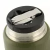 Termo para almuerzo M-TAC UN-R02-750A 750 ml con cuchara plegable de acero inoxidable, verde oliva