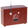 Radio portátil Adler AD 1187 – FM, 10 W RMS, pantalla LCD, marrón, 300×140×210 mm