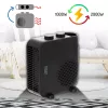 Calefactor de ventilador Adler AD 7725B, 2000 W, 2 niveles de potencia, termostato regulable, negro