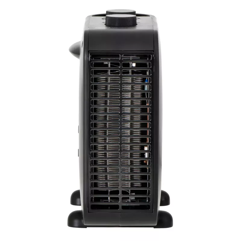 Calefactor de ventilador Adler AD 7725B, 2000 W, 2 niveles de potencia, termostato regulable, negro