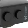 Calefactor de ventilador Adler AD 7725B, 2000 W, 2 niveles de potencia, termostato regulable, negro