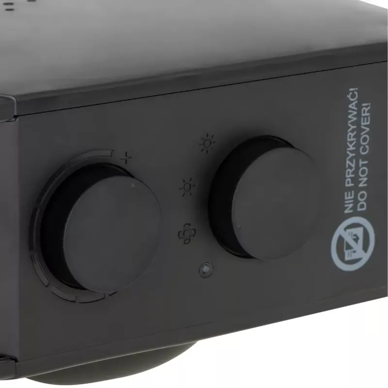 Calefactor de ventilador Adler AD 7725B, 2000 W, 2 niveles de potencia, termostato regulable, negro
