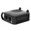 Calefactor de ventilador Adler AD 7725B, 2000 W, 2 niveles de potencia, termostato regulable, negro