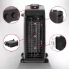 Calefactor de ventilador Adler AD 7725B, 2000 W, 2 niveles de potencia, termostato regulable, negro