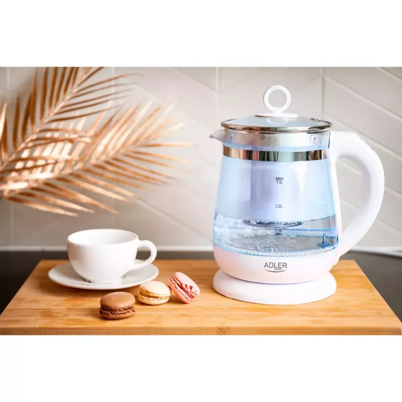 Hervidor de agua Adler AD 1299 1,5 L 1850 W blanco