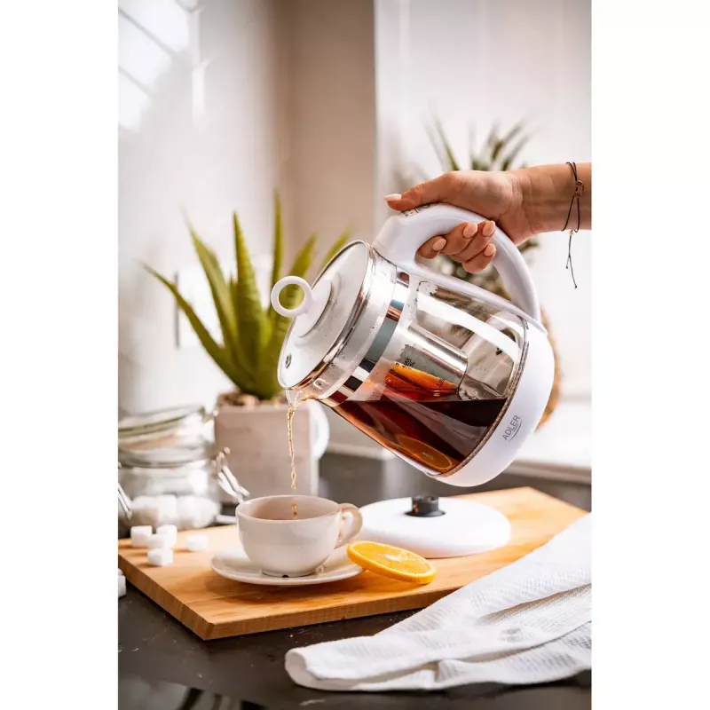 Hervidor de agua Adler AD 1299 1,5 L 1850 W blanco