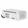 Despertador Adler AD 1192W – despertador de mesita de noche compacto con cargador inalámbrico y entrada AUX, blanco