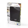 Báscula de cocina electrónica Adler AD 3177b – capacidad 10 kg, precisión 1 g, negra, superficie de cristal