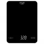 Báscula de cocina electrónica Adler AD 3177b – capacidad 10 kg, precisión 1 g, negra, superficie de cristal