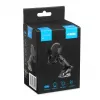 Soporte para móvil de coche IBOX H-9 ángulo ajustable universal compatible con smartphones, soporte con ventosa, negro, plástico