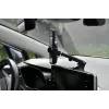 Soporte para móvil de coche IBOX H-9 ángulo ajustable universal compatible con smartphones, soporte con ventosa, negro, plástico