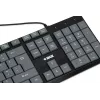 Teclado USB con cable IBOX Eris IKC2010G — tamaño completo 105 teclas, USB, gris/negro, resistente al agua, cable de 1,8 m