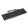 Teclado USB con cable IBOX Eris IKC2010B – tamaño completo 105 teclas, USB, resistente al agua, negro