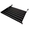 Bandeja para rack Alantec SA-P-19-1U-550-4-C-02 negra acero 19 pulgadas 550 mm