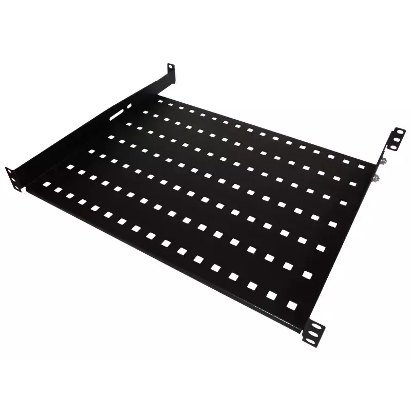Bandeja para rack Alantec SA-P-19-1U-550-4-C-02 negra acero 19 pulgadas 550 mm