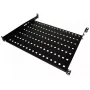 Bandeja para rack Alantec SA-P-19-1U-550-4-C-02 negra acero 19 pulgadas 550 mm