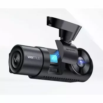 Dashcam VANTRUE N4 PRO dashcam de 3 canales, cámara principal 3840×2160, 165° frontal, 160° interior, GPS, Wi‑Fi, pantalla IPS, MicroSD hasta 512GB