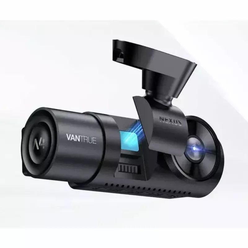 Dashcam VANTRUE N4 PRO dashcam de 3 canales, cámara principal 3840×2160, 165° frontal, 160° interior, GPS, Wi‑Fi, pantalla IPS, MicroSD hasta 512GB