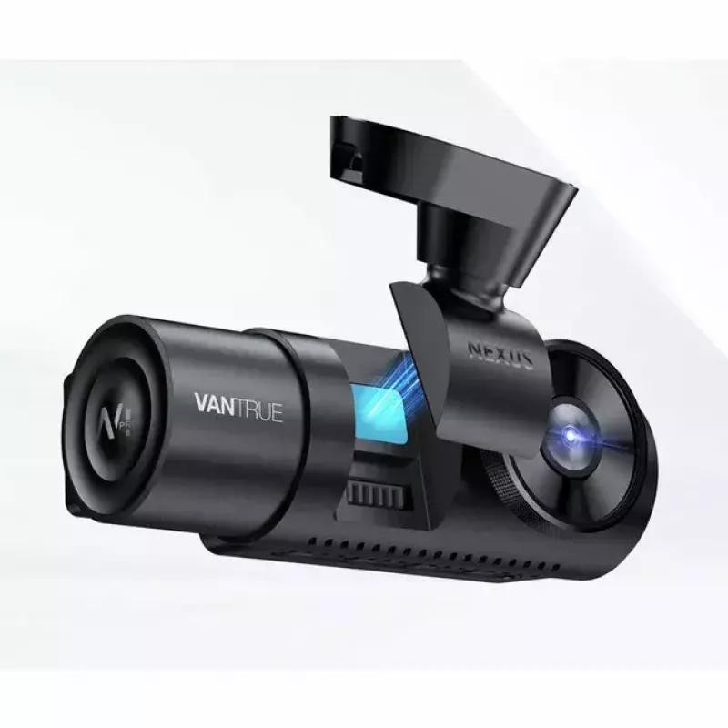 Dashcam VANTRUE N4 PRO dashcam de 3 canales, cámara principal 3840×2160, 165° frontal, 160° interior, GPS, Wi‑Fi, pantalla IPS, MicroSD hasta 512GB