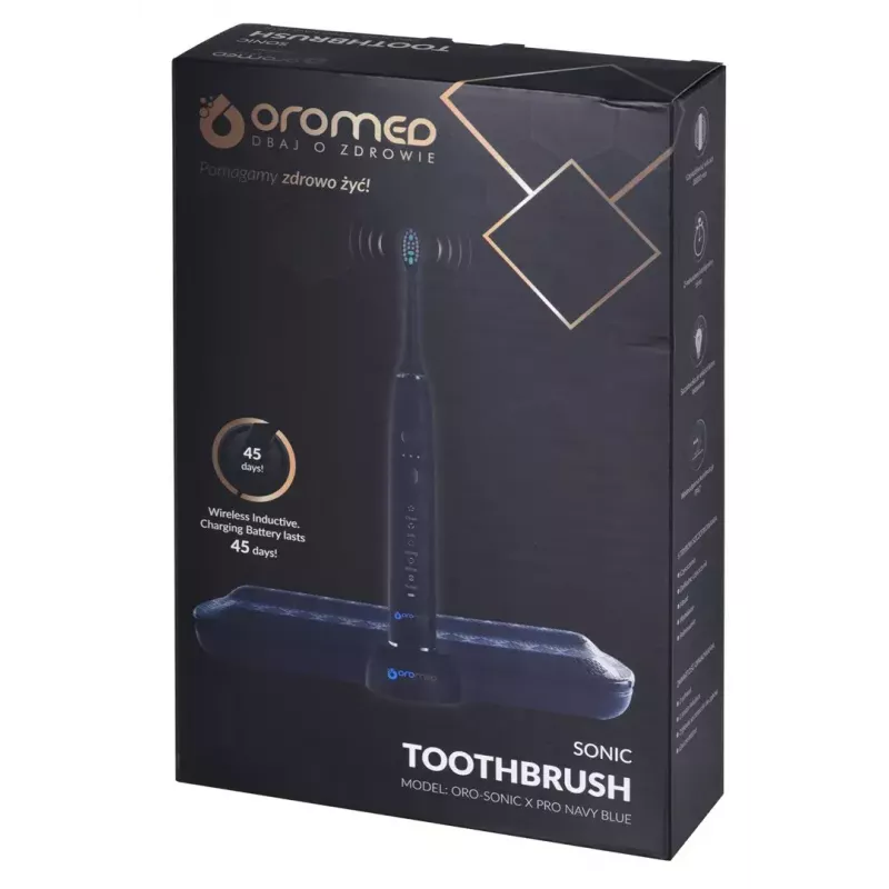 Cepillo de dientes sónico ORO-SONIC X PRO NAVY BLUE