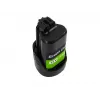 Batería para atornillador Green Cell PTBO12V3 — Li-Ion 3 Ah, medidas 5,1×4,7×8,6 cm