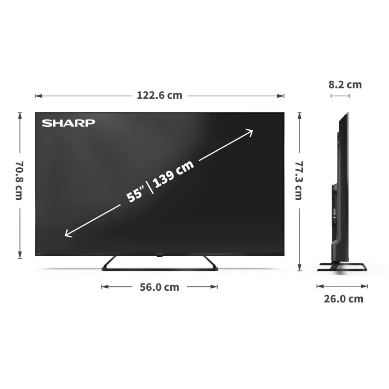 Sharp 55HP6265E TV 139,7 cm (55