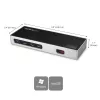 StarTech.com dock USB-C y USB-A - dock dual monitor 4K 60Hz DisplayPort + HDMI - estación de acoplamiento USB 3.0 híbrida para portátiles USB-C o USB-A - 6x USB Type-A, GbE - USB 3.1 Gen 1 - Mac/Windows