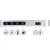 StarTech.com dock USB-C y USB-A - dock dual monitor 4K 60Hz DisplayPort + HDMI - estación de acoplamiento USB 3.0 híbrida para portátiles USB-C o USB-A - 6x USB Type-A, GbE - USB 3.1 Gen 1 - Mac/Windows