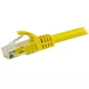 StarTech.com cable Ethernet CAT6 de 7,5m - amarillo cable Ethernet Gigabit CAT 6 - 250MHz 100W PoE RJ45 UTP cable de red/parcheo sin lengüeta con alivio de tensión probado individualmente